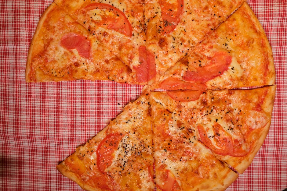 Pizza ohne Käse